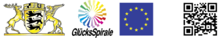 Logos EU, Lotterie Glcksspirale und QR-COde MEPL III